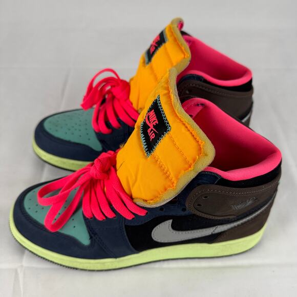 Nike Air Jordan 1 Retro High OG Bio Hack Men’s 6.5Y Women’s 8 Vibrant Multicolor - Picture 6 of 16